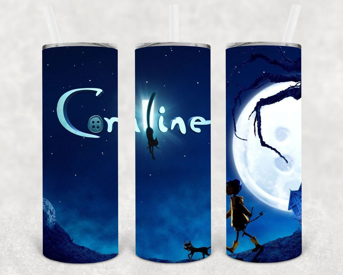 Coraline 20 oz Skinny Tumbler – Blue Moon